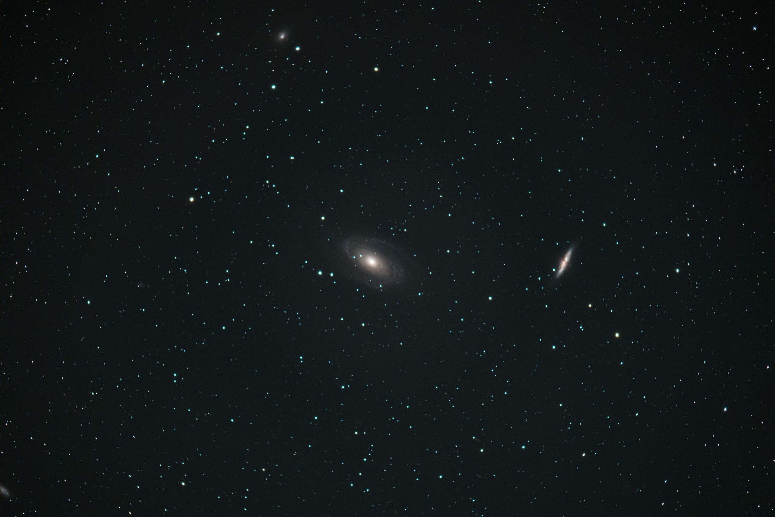 Photographie de la galaxie M81 et M82